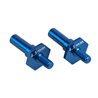 RC10B7 Front Axles 6.5mm blue aluminum
