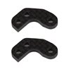 RC10B7 FT Caster Block Link Mount Set +1mm carbon fiber