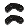 RC10B7 Caster Block Link Mount Set 0 carbon fiber