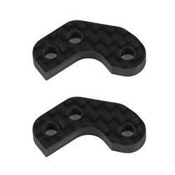 RC10B7 FT Caster Block Link Mount Set -1mm carbon fiber