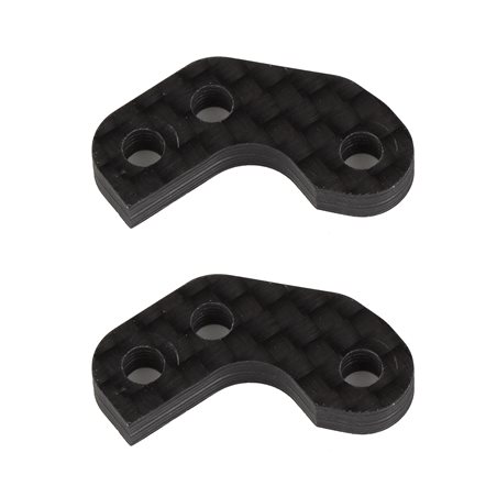 RC10B7 FT Caster Block Link Mount Set -1mm carbon fiber