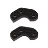 RC10B7 FT Caster Block Link Mount Set -2mm carbon fiber