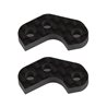 RC10B7 FT Caster Block Link Mount Set -3mm carbon fiber