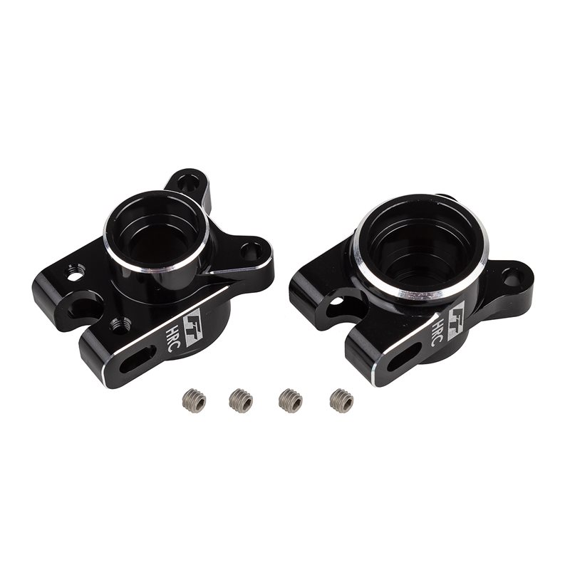 hjulnav / hubs RC10B7 HRC aluminium svart bak