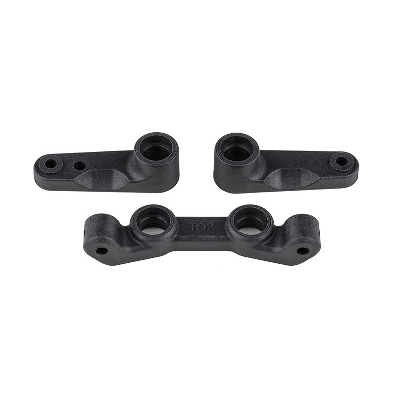 RC10B7 FT Steering Bellcrank and Rack Set carbon