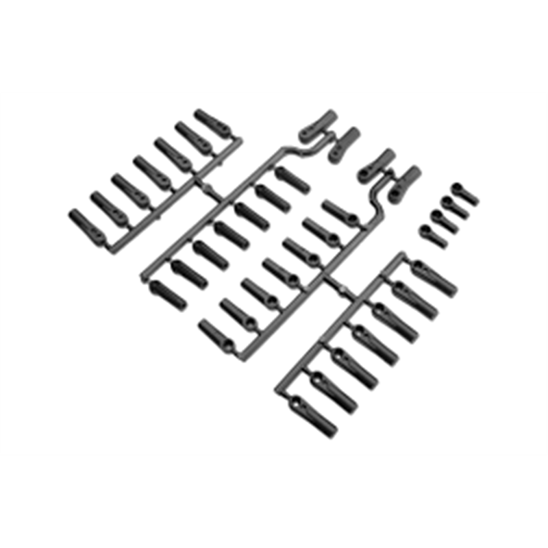 JConcepts - Ball-cup assortment - Rib and Wedge (fits - B4.1, T4.1, B44.1, SC10) - 36pc.