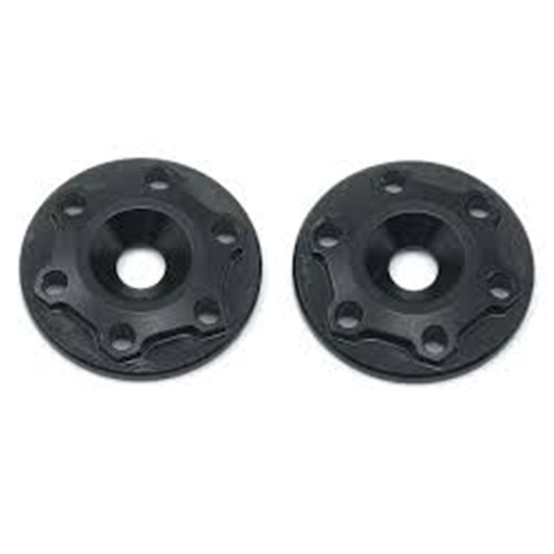 Finnisher 2wd | 4wd buggy aluminum wing buttons - black