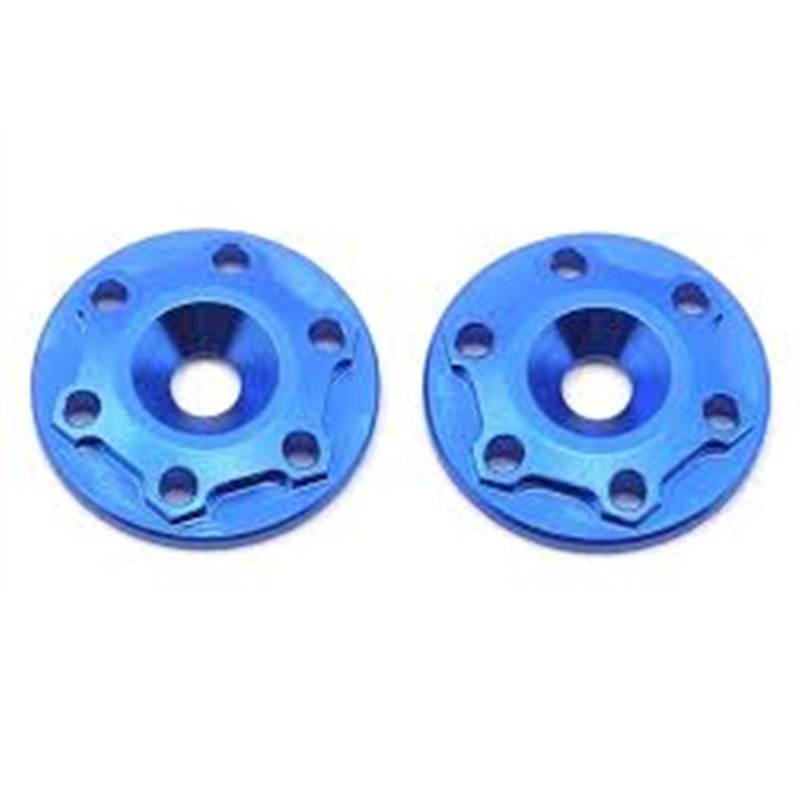 Finnisher 2wd | 4wd buggy aluminum wing buttons - blue