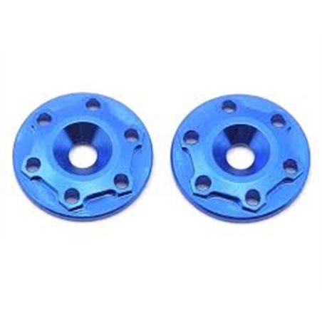 Finnisher 2wd | 4wd buggy aluminum wing buttons - blue