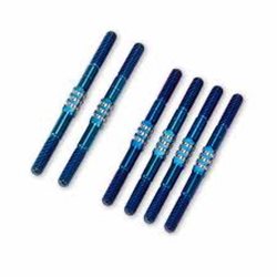 JConcepts - B84 Fin Titanium turnbuckle set, 6pc. - Burnt Blue