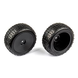 Rear Wide Mini Pin Tires mounted