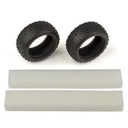 Wide Mini Pin Tires with inserts