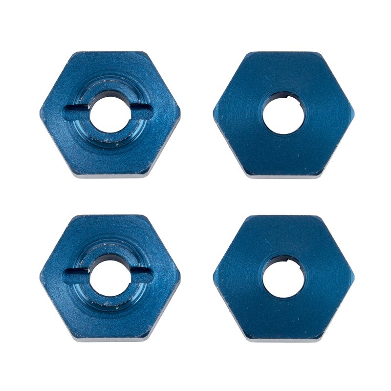 FT 1:14 Wheel Hexes blue aluminum