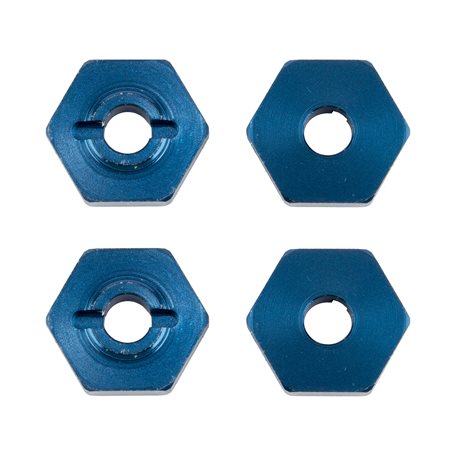 FT 1:14 Wheel Hexes blue aluminum