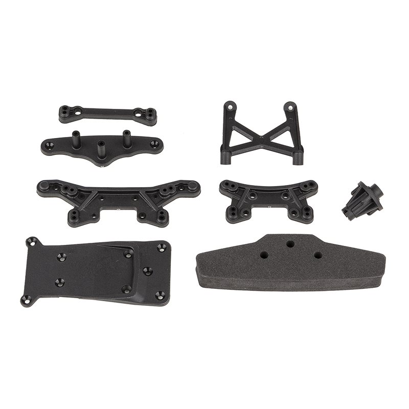 Reflex 14R Shock Towers Bumper and Skid Plate Set