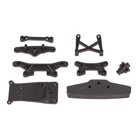 Reflex 14R Shock Towers Bumper and Skid Plate Set