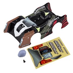 kaross för NanoSport röd & svart