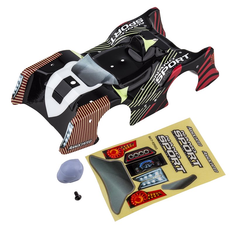 kaross för NanoSport röd & svart