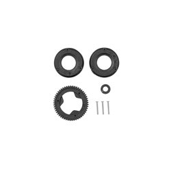 RC28R Spur Gear And Differential Cover Set