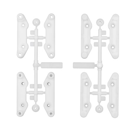 6x6 Arm Mounts +3mm Natural