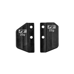 RC10TC8 FT Steel Front And Rear Battery Weight Set 42g