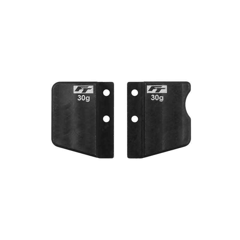 RC10TC8 FT Steel Front And Rear Short Battery Weight Set 60g