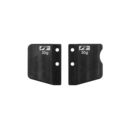 RC10TC8 FT Steel Front And Rear Short Battery Weight Set 60g