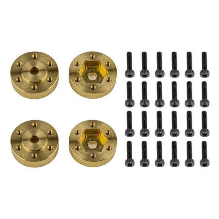 FT Enduro Beadlock Hex Adapters brass