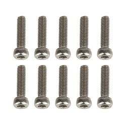 Screws M2.6x10mm SHCS silver