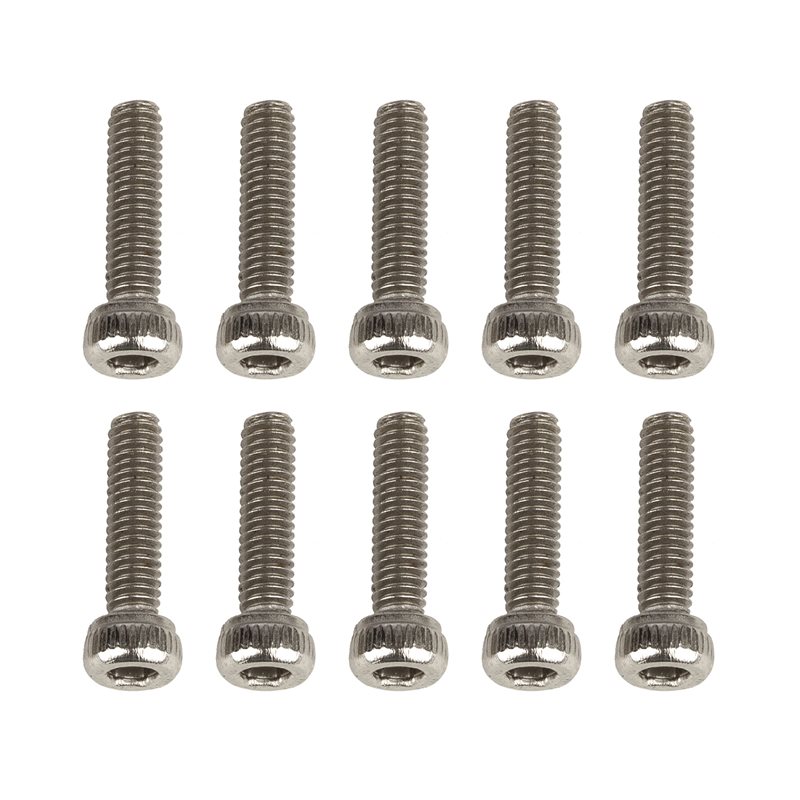 Screws M2.6x10mm SHCS silver