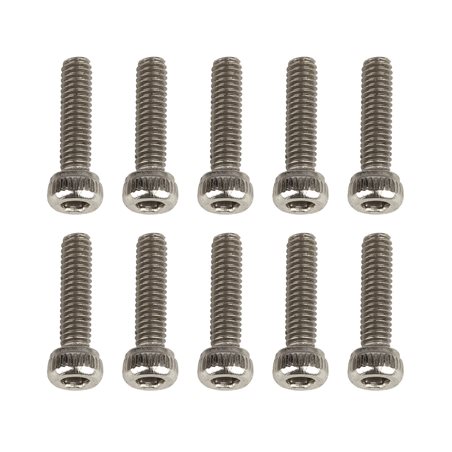 Screws M2.6x10mm SHCS silver
