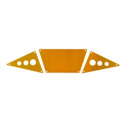 ENDURO RC10 TT Aluminum Bumper Skid Plates Gold