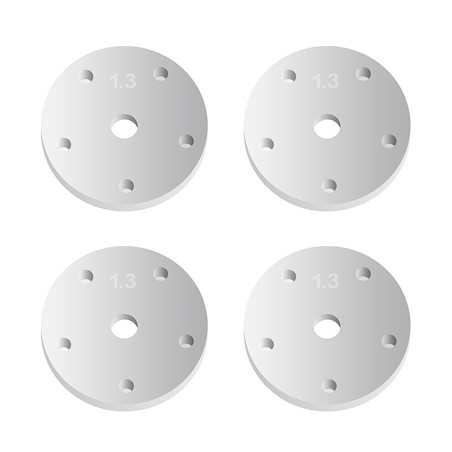 FT 16mm Shock Piston 5x1.3mm flat