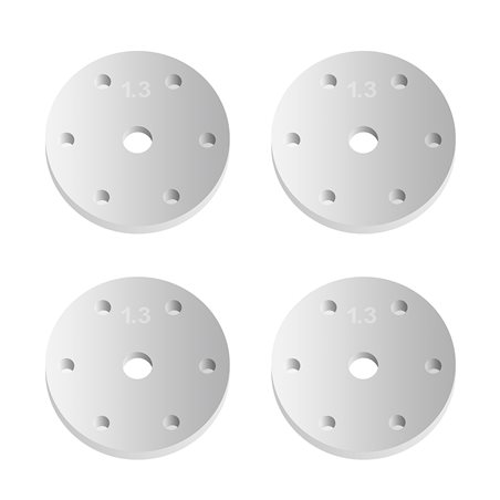 FT 16mm Shock Piston 6x1.3mm flat