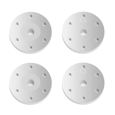 FT 16mm Shock Piston 6x1.3mm tapered