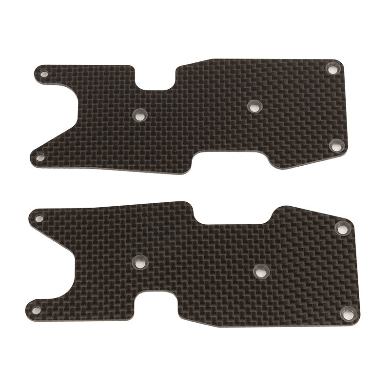 RC8T3.2 FT Rear Suspension Arm Inserts 1.2mm carbon fiber