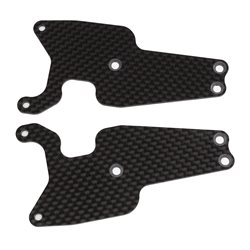 RC8T3.2 FT Front Lower Suspension Arm Inserts 1.2mm carbon fiber