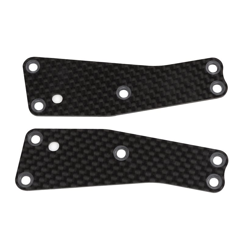 RC8T3.2 FT Front Upper Suspension Arm Inserts 1.2mm carbon fiber