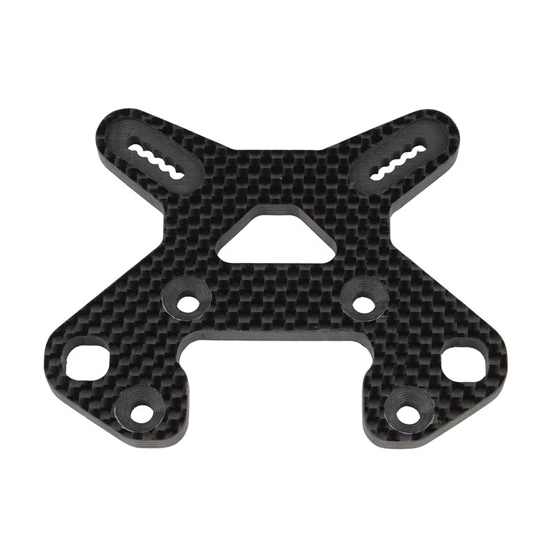RC8B4 FT Front Shock Tower carbon fiber