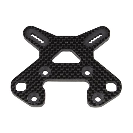 RC8B4 FT Front Shock Tower carbon fiber
