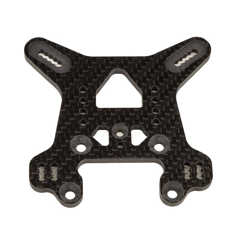 RC8B4 FT Rear Shock Tower carbon fiber