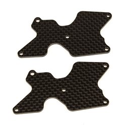 RC8B4 FT Rear Suspension Arm Inserts carbon fiber 2.0 mm