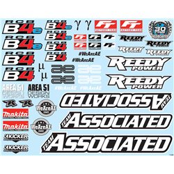 RC8B4 Decal Sheet