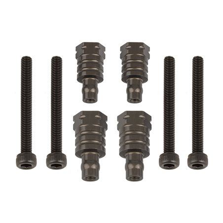 RC8B4 FT Shock Bushings 14mm & 17mm aluminum