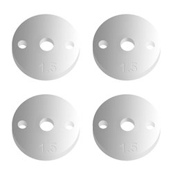 FT 12mm Pistons V2 2 x 1.5 mm flat