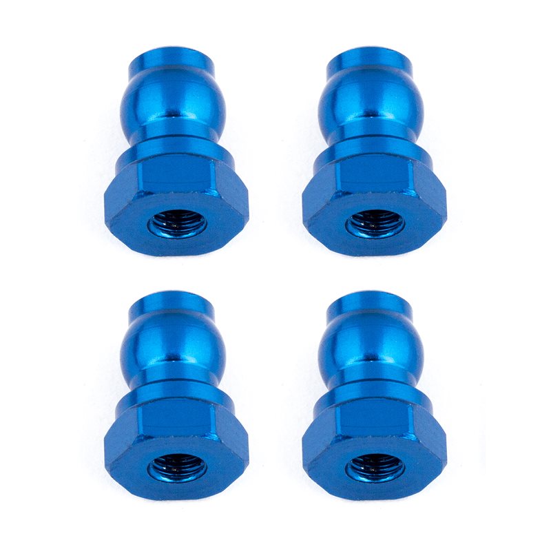 Shock Bushings 10 mm blue aluminum