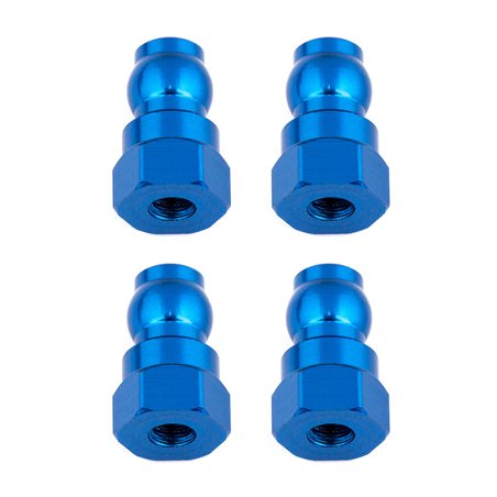 Shock Bushings 12 mm blue aluminum
