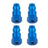 Shock Bushings 14 mm blue aluminum