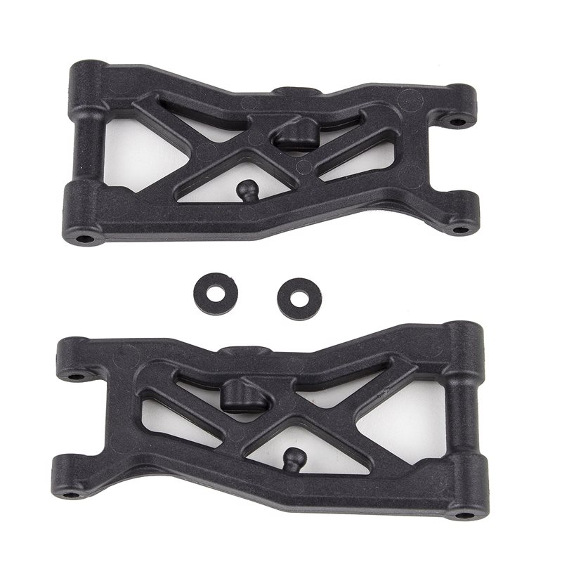 RC10B74.2 FT Front Suspension Arms gull wing carbon