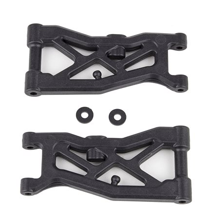 RC10B74.2 FT Front Suspension Arms gull wing carbon